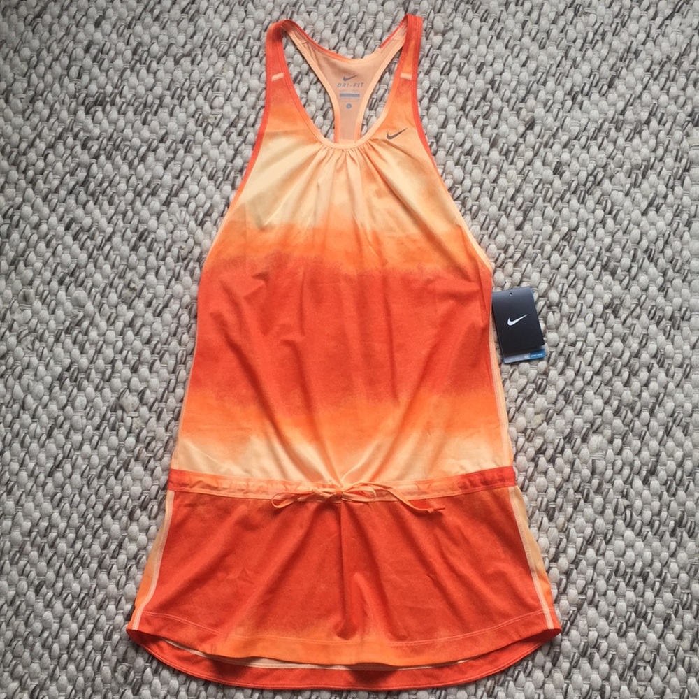 NWT Bright Orange Nike Dri-fit Running Tunic